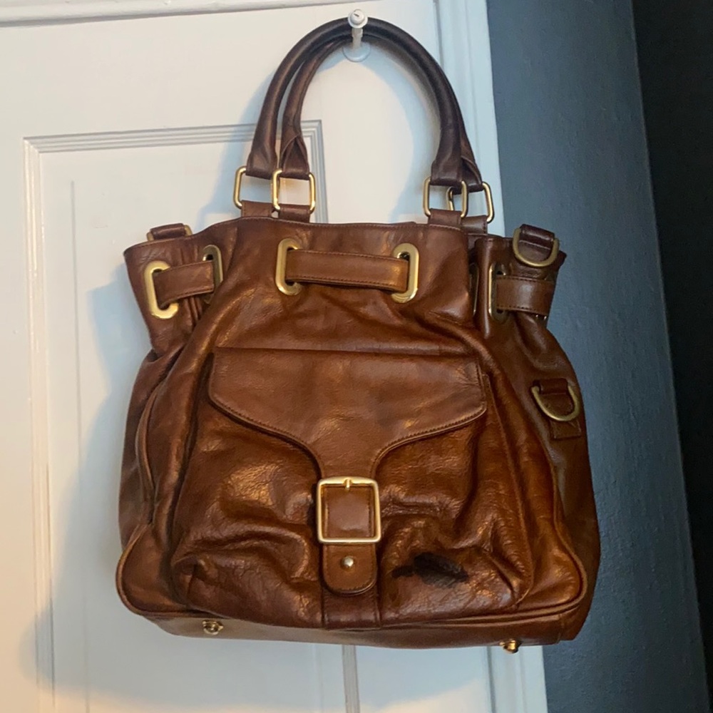 Rebecca Minkoff leather brown purse